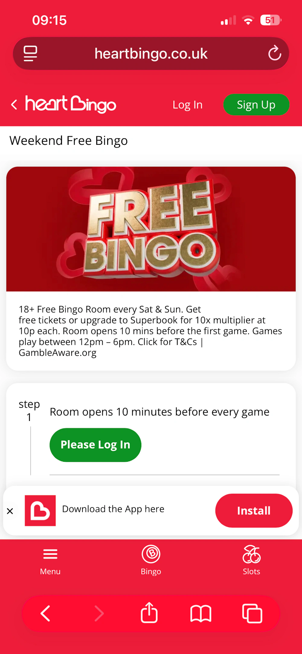 Heart Bingo Promo