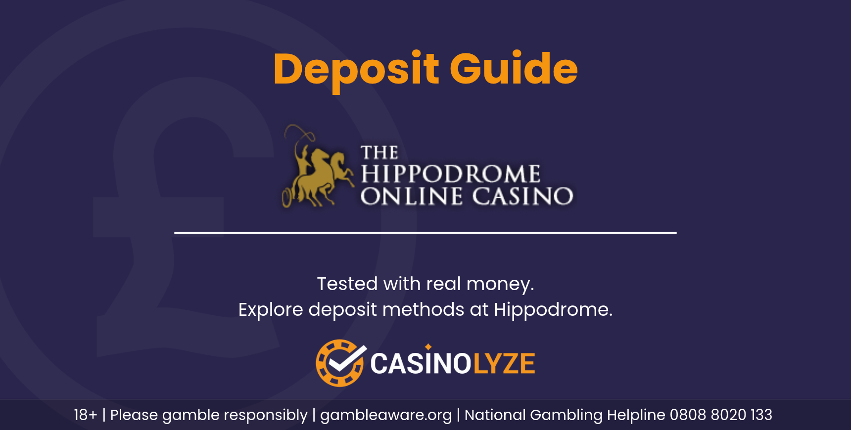 Hippodrome deposit guide