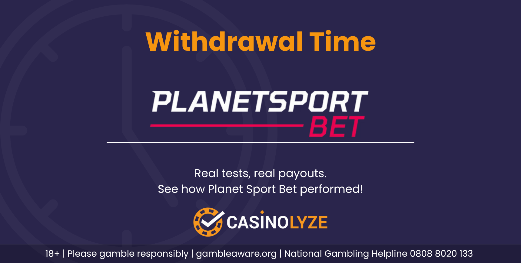 Planet Sport Bet withdrawal times