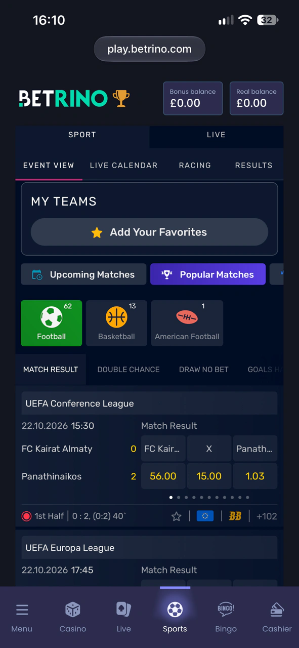 Betrino-sportsbook