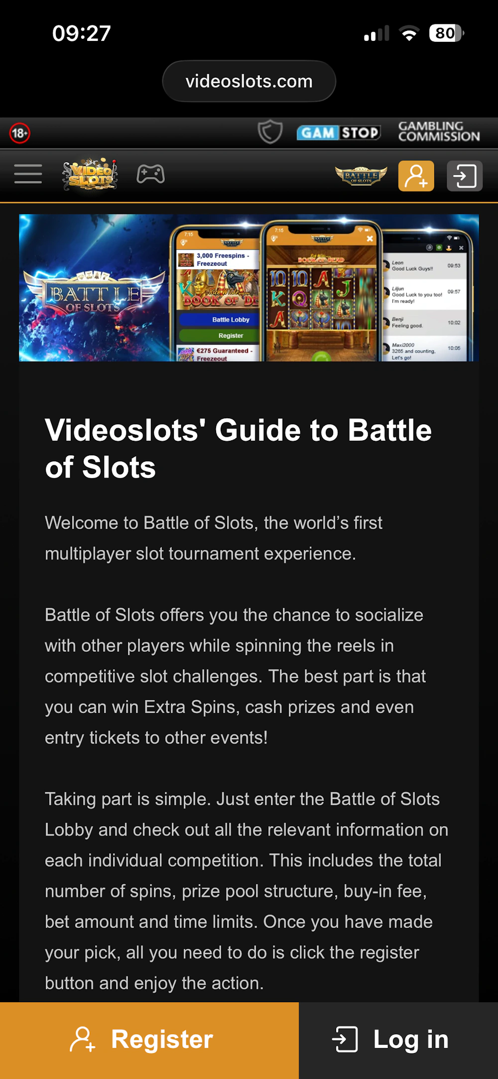 Videoslots Promo