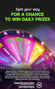 Captura de pantalla de la app de 888casino en Google Play