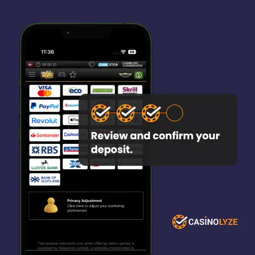 videoslots deposit 3