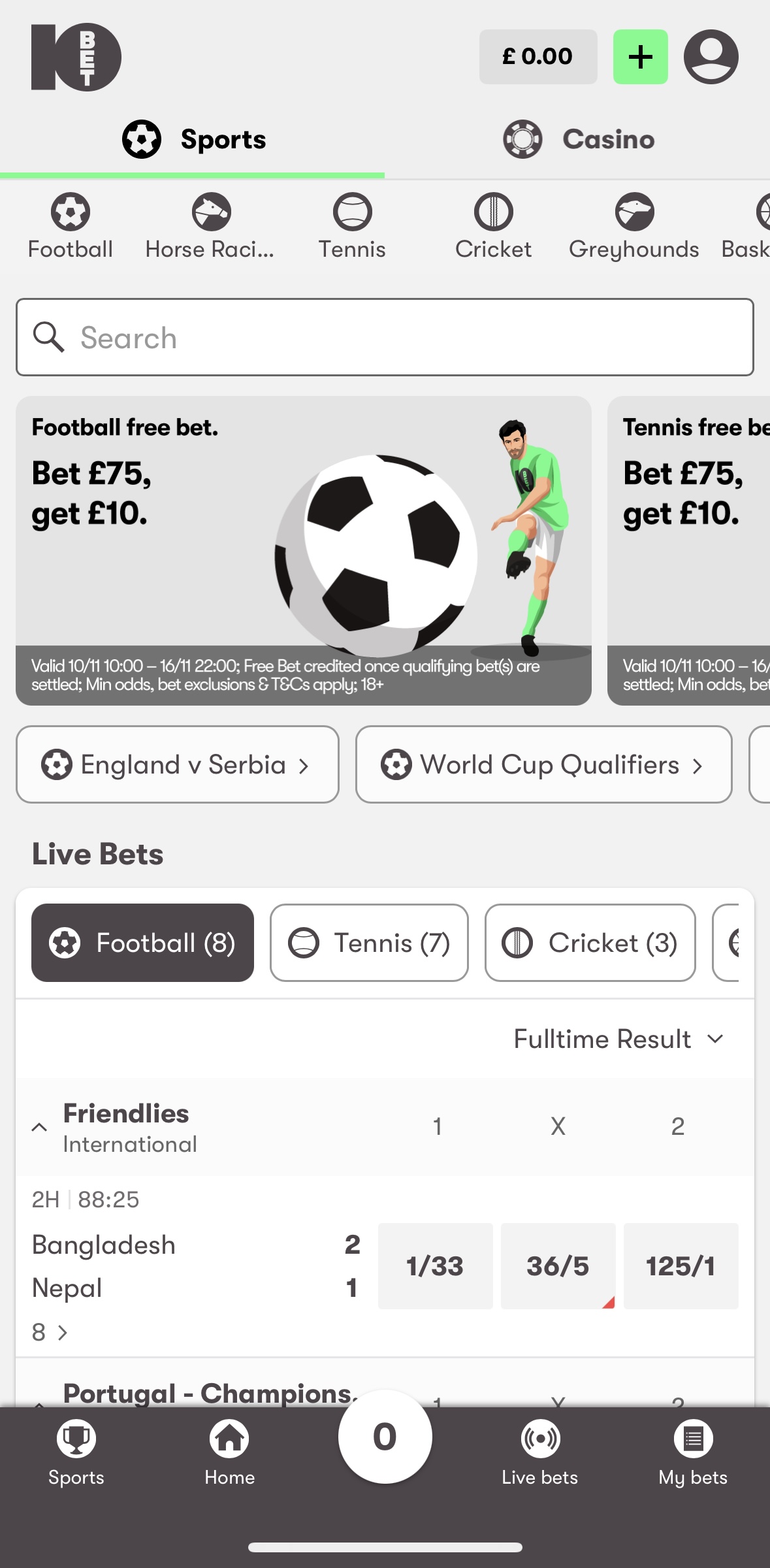 10bet sports betting 