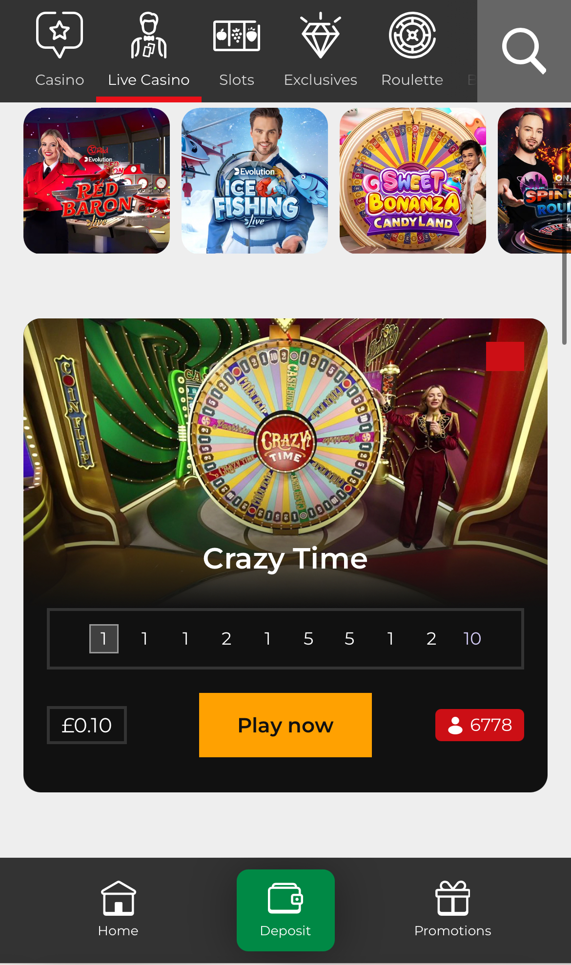 32Red Casino Live Casino