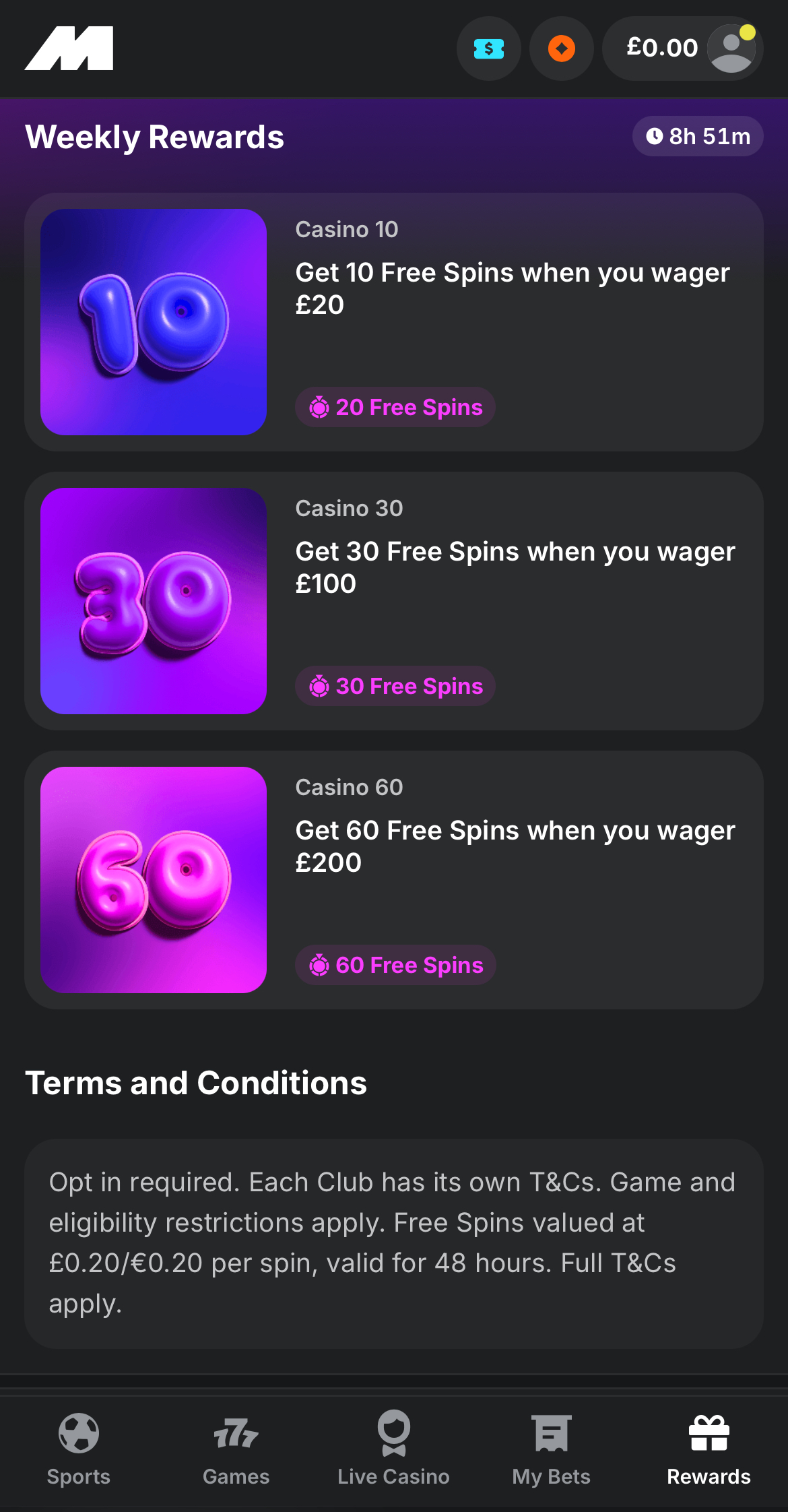 Midnite Rewards