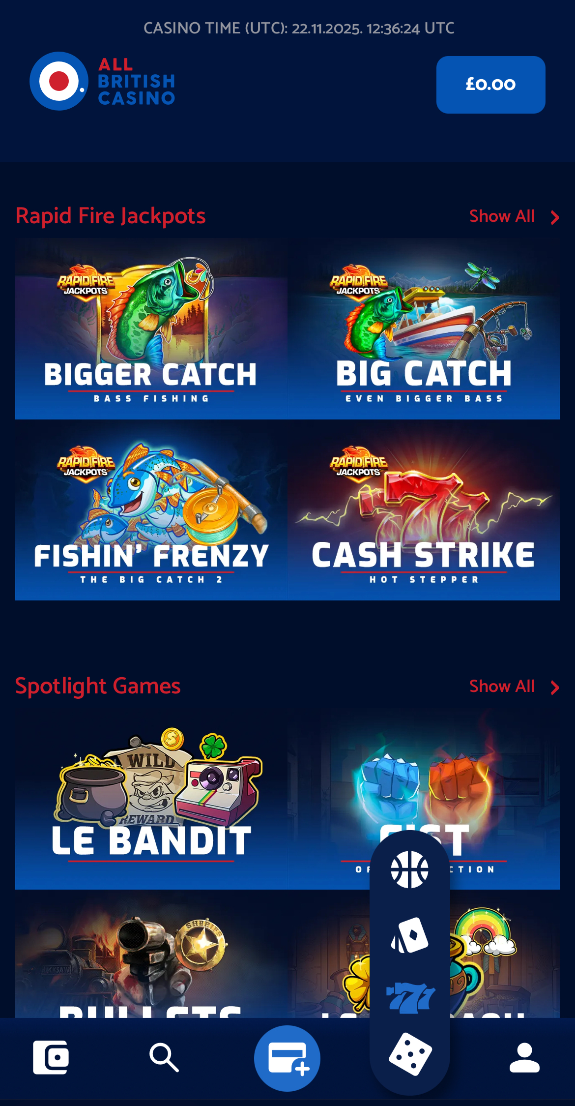All British Game Lobby