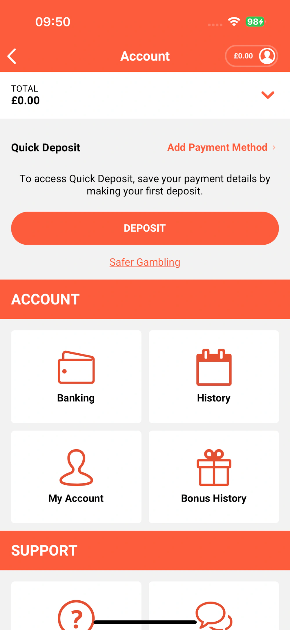 leovegas account preview