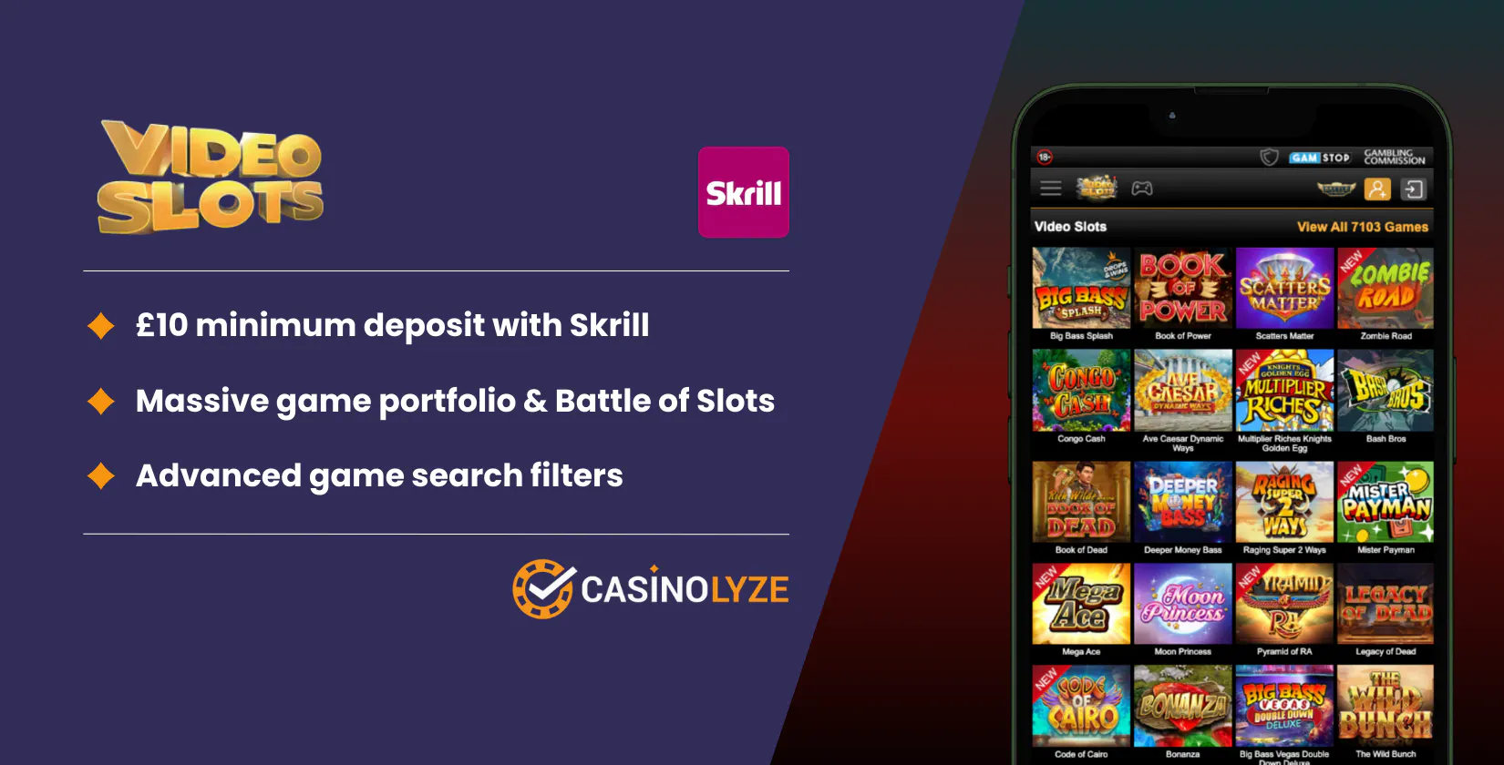 videoslots skrill payments