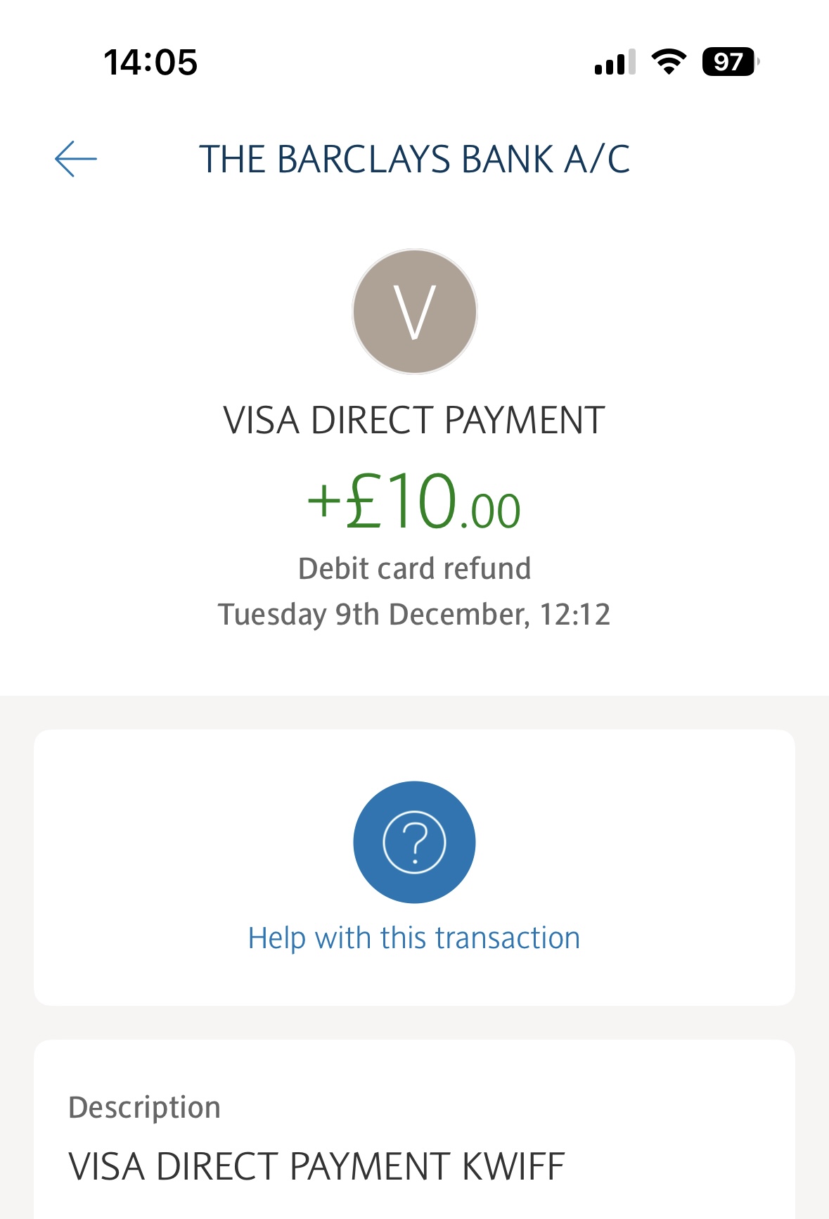 kwiff visa withdrawal test arrival