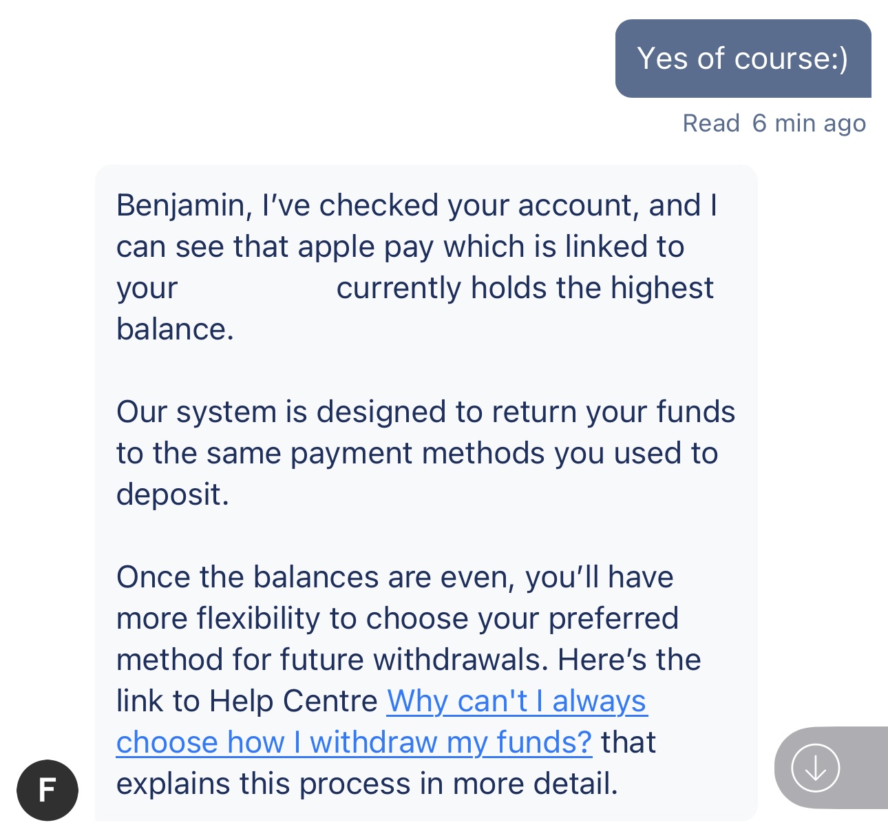 paypal withdrawal restriction at william hill