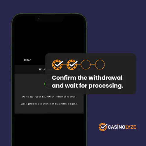 888 casino withdrawal process step 2