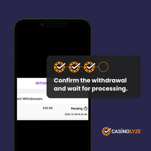 kwiff withdrawal process step 3