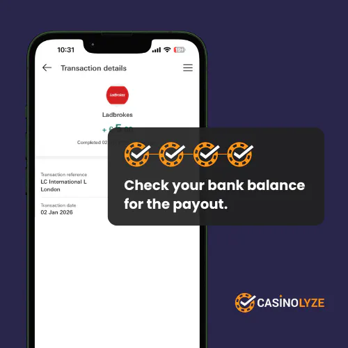 coral casino withdrawal process step 4