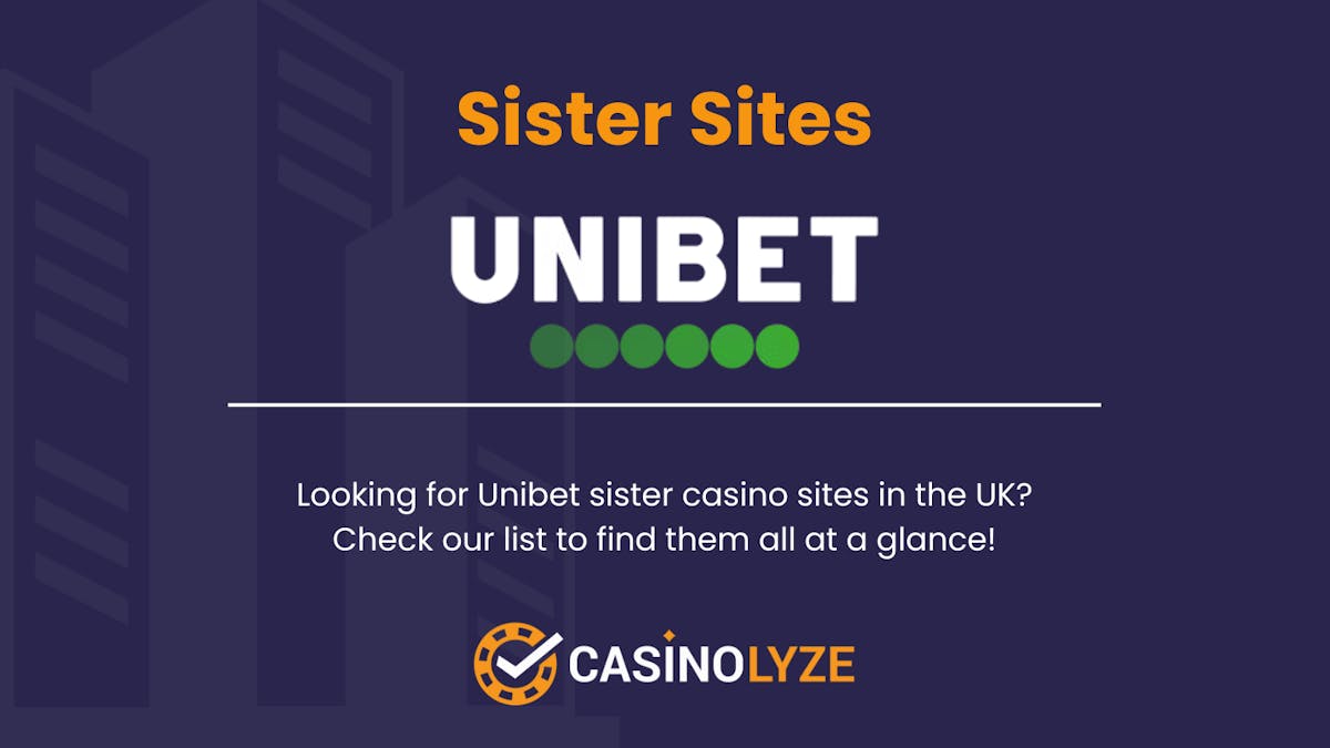 Sites sœurs d'Unibet