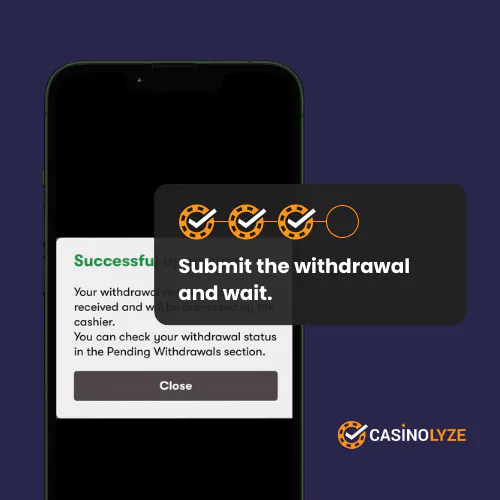 10bet withdrawal process step 3
