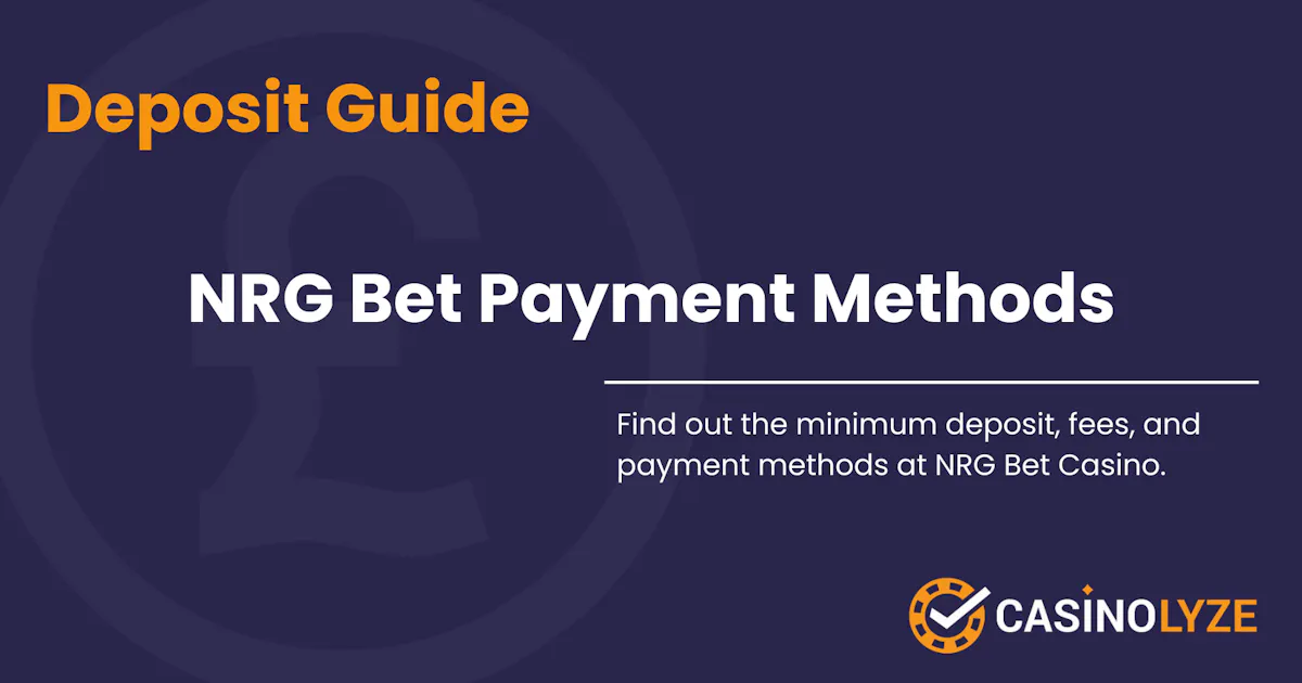 Nrg Bet Deposit Interface and Guide