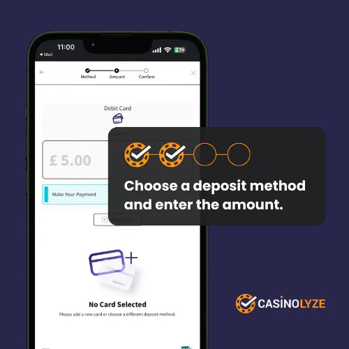 nrg bet deposit process step 2