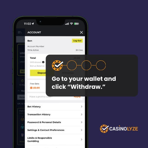 Nrg bet login interface screenshot