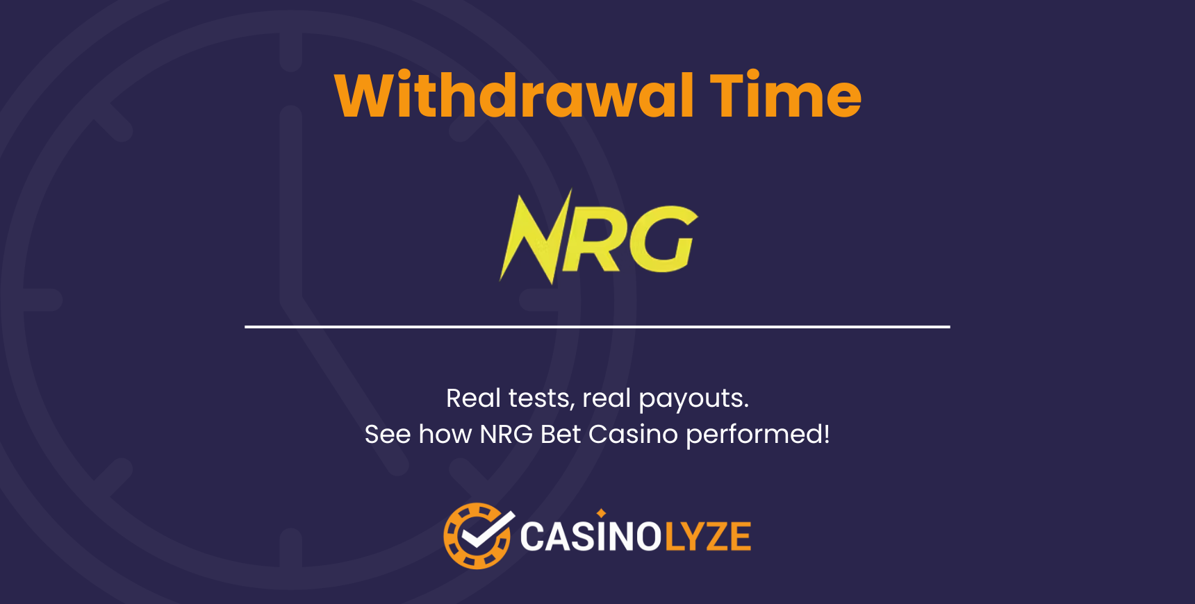 Nrg bet withdrawal time comparison chart