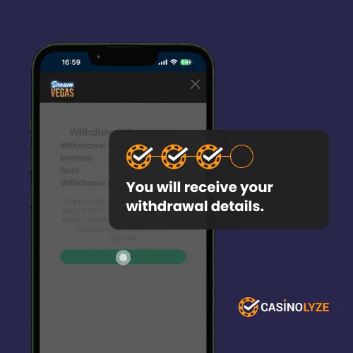 dream vegas deposit process step 3