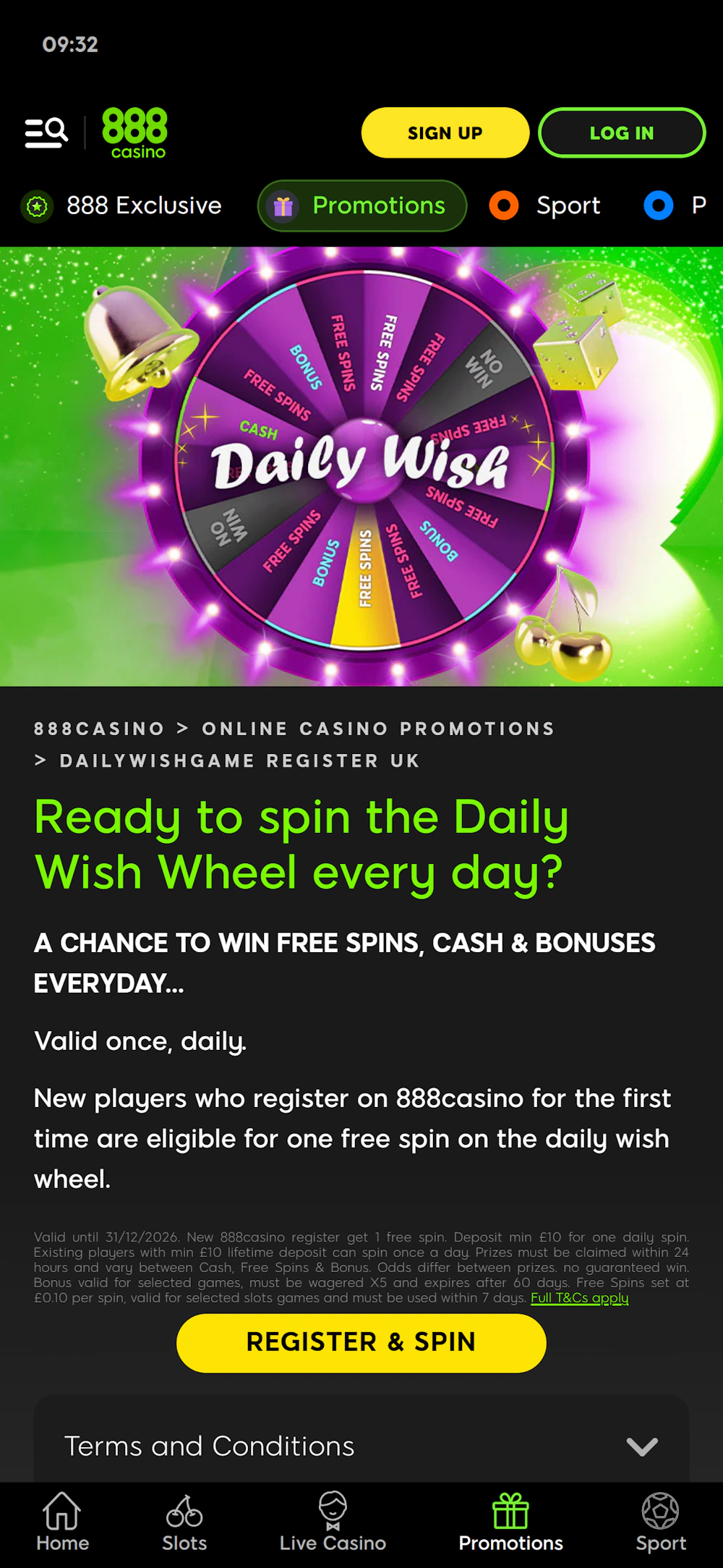 888casino-daily-wish