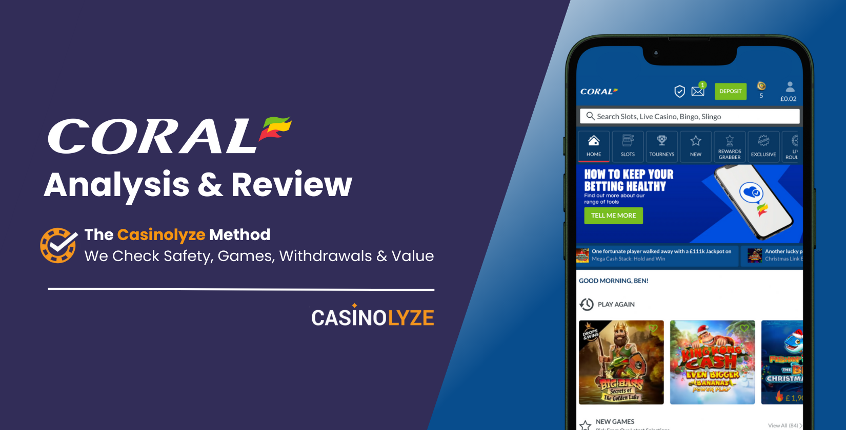 Account Access bei Coral Casino Portal – Coral Casino Bewertung: Mein Fazit zu Angebot und Service