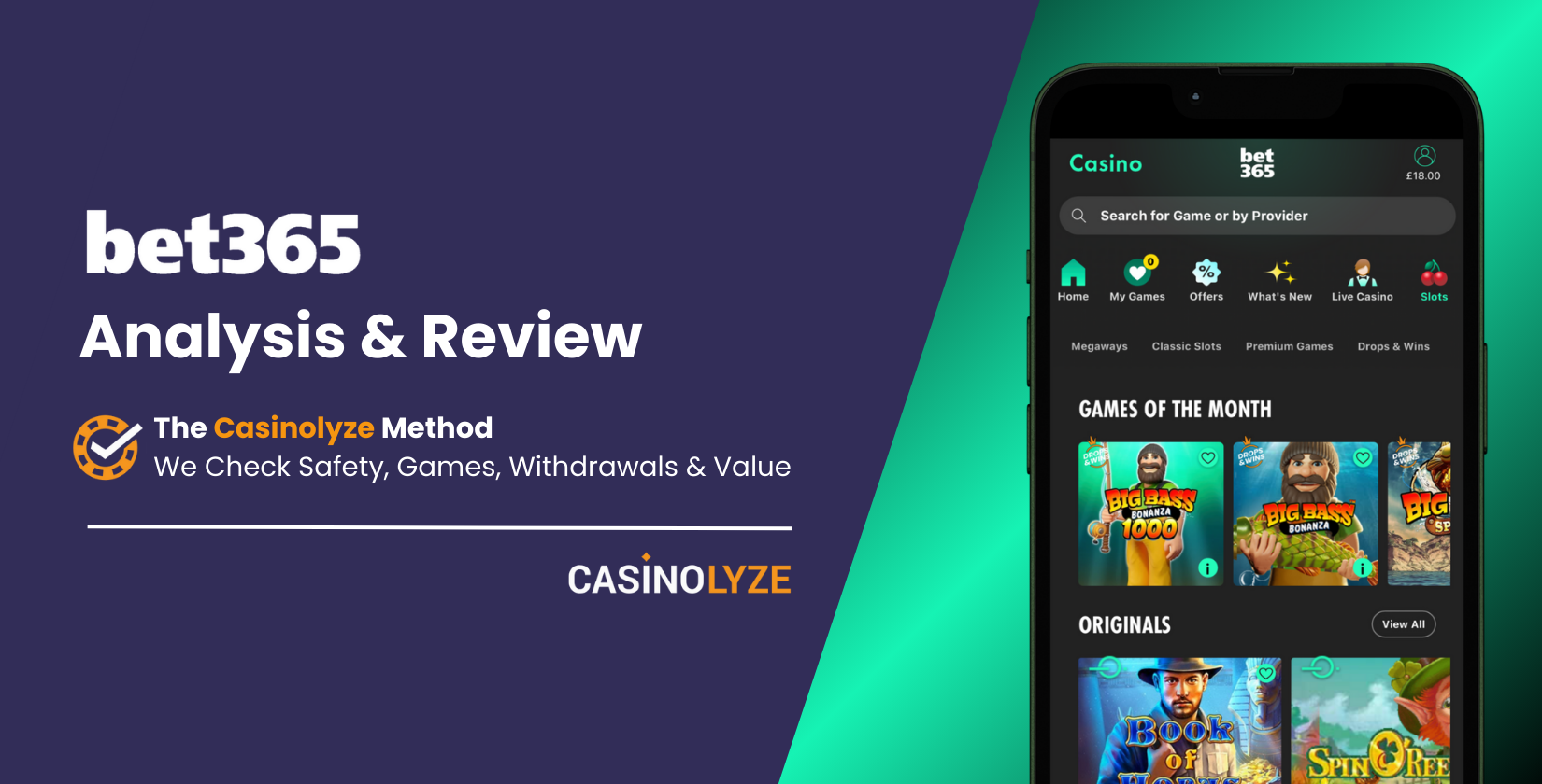 Revisión de bet365 casino