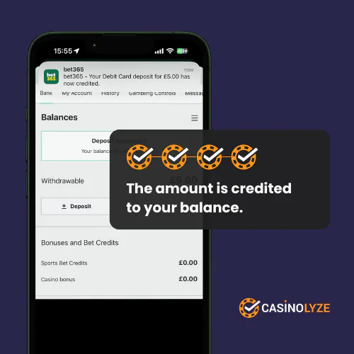bet365 deposit process step 4 