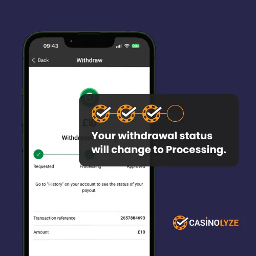 unibet withdrawal process step 3