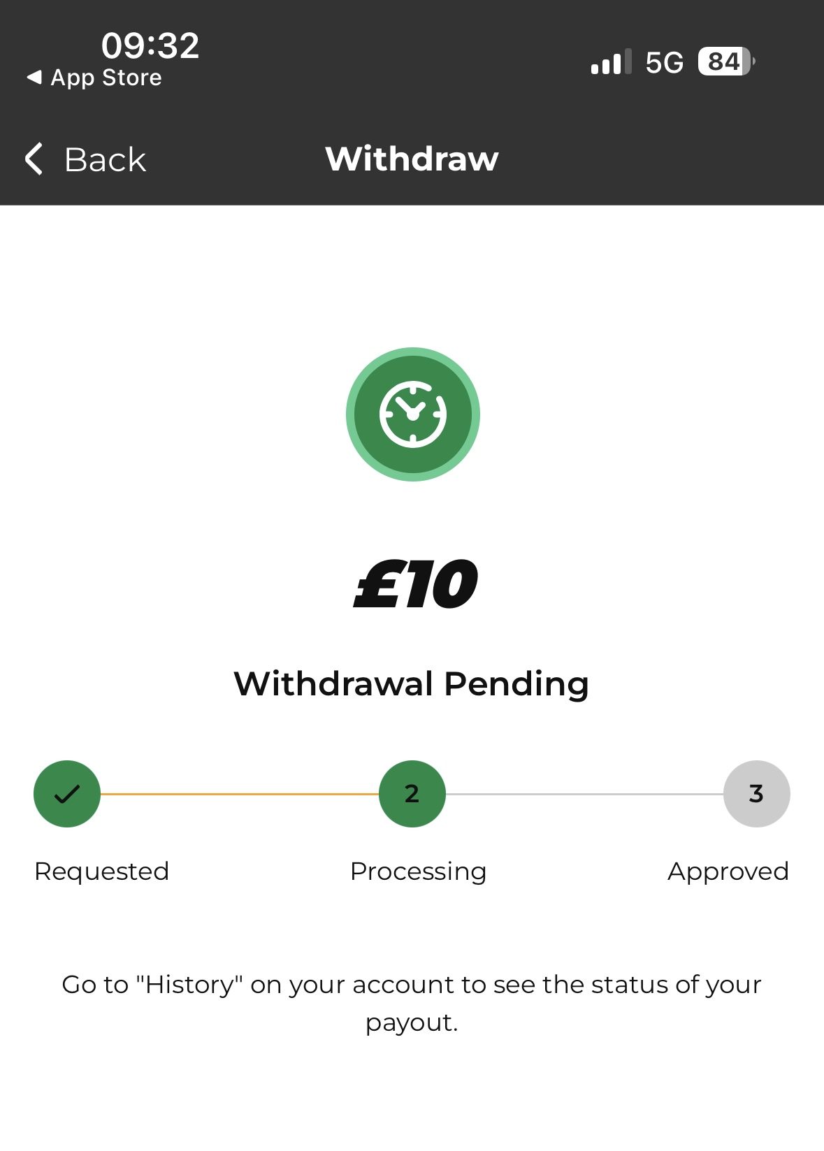32red withdrawal request visa