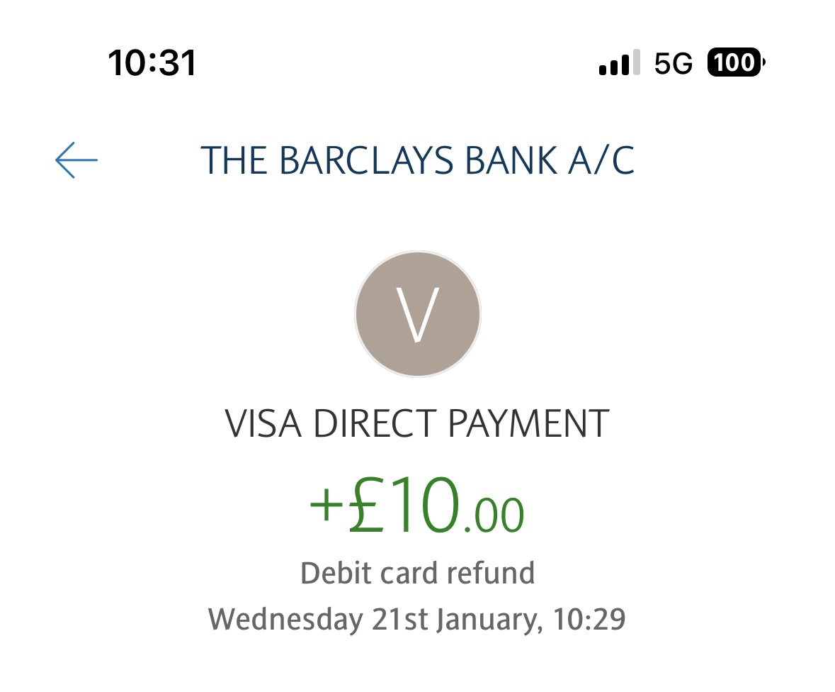 ladbrokes withdrawal test arrival with visa