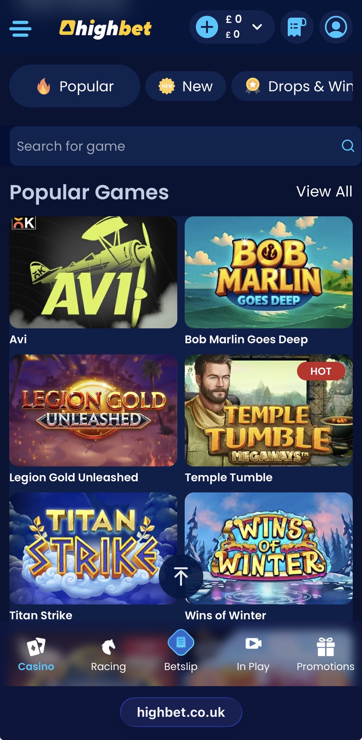 HighBet Game Library.jpg