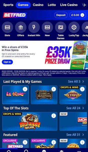 Betfred casino