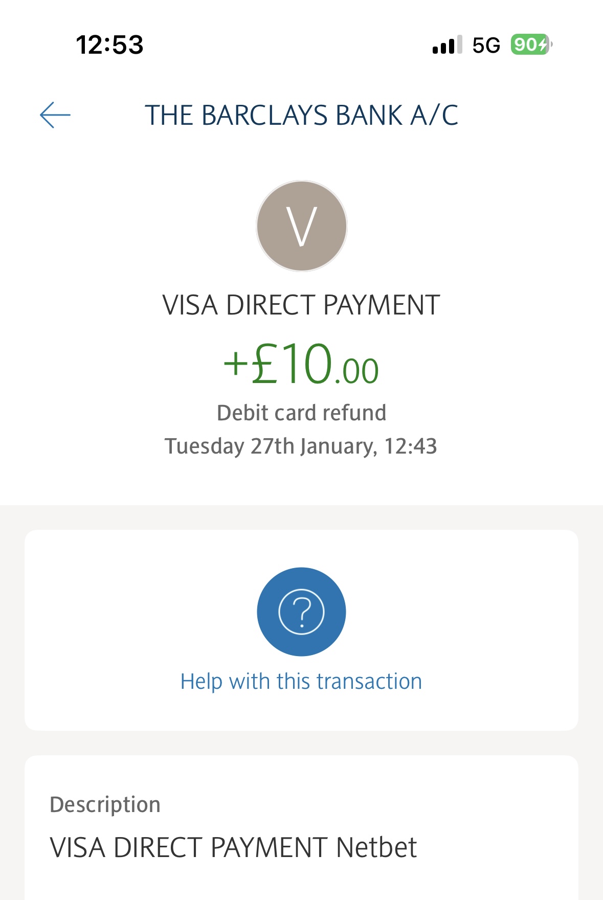 netbet visa withdrawal test completed