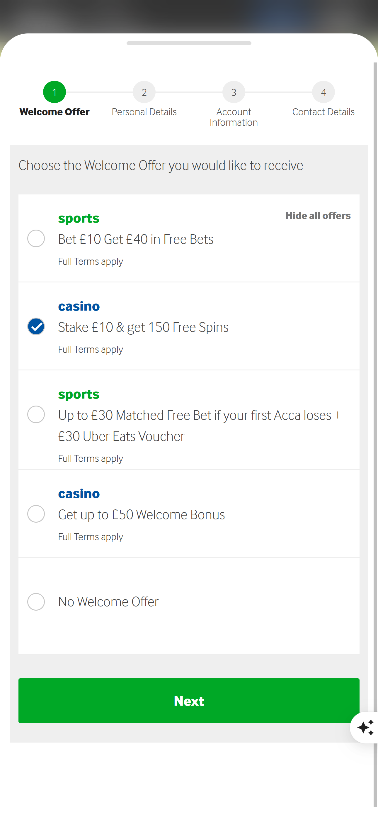 betway app registration