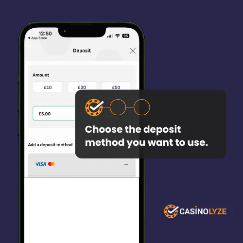 virginbet deposit process step 1