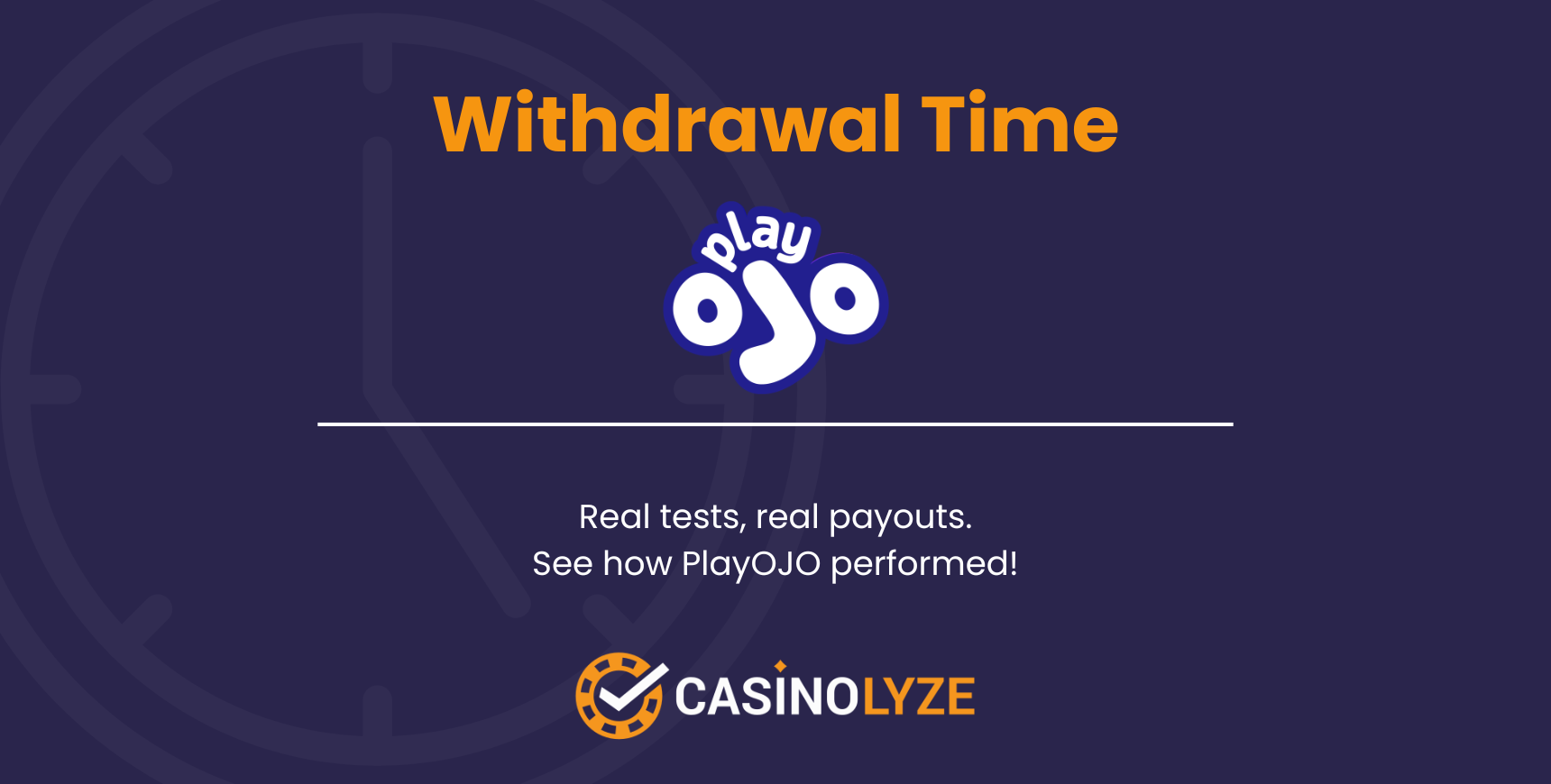playojo withdrawal times