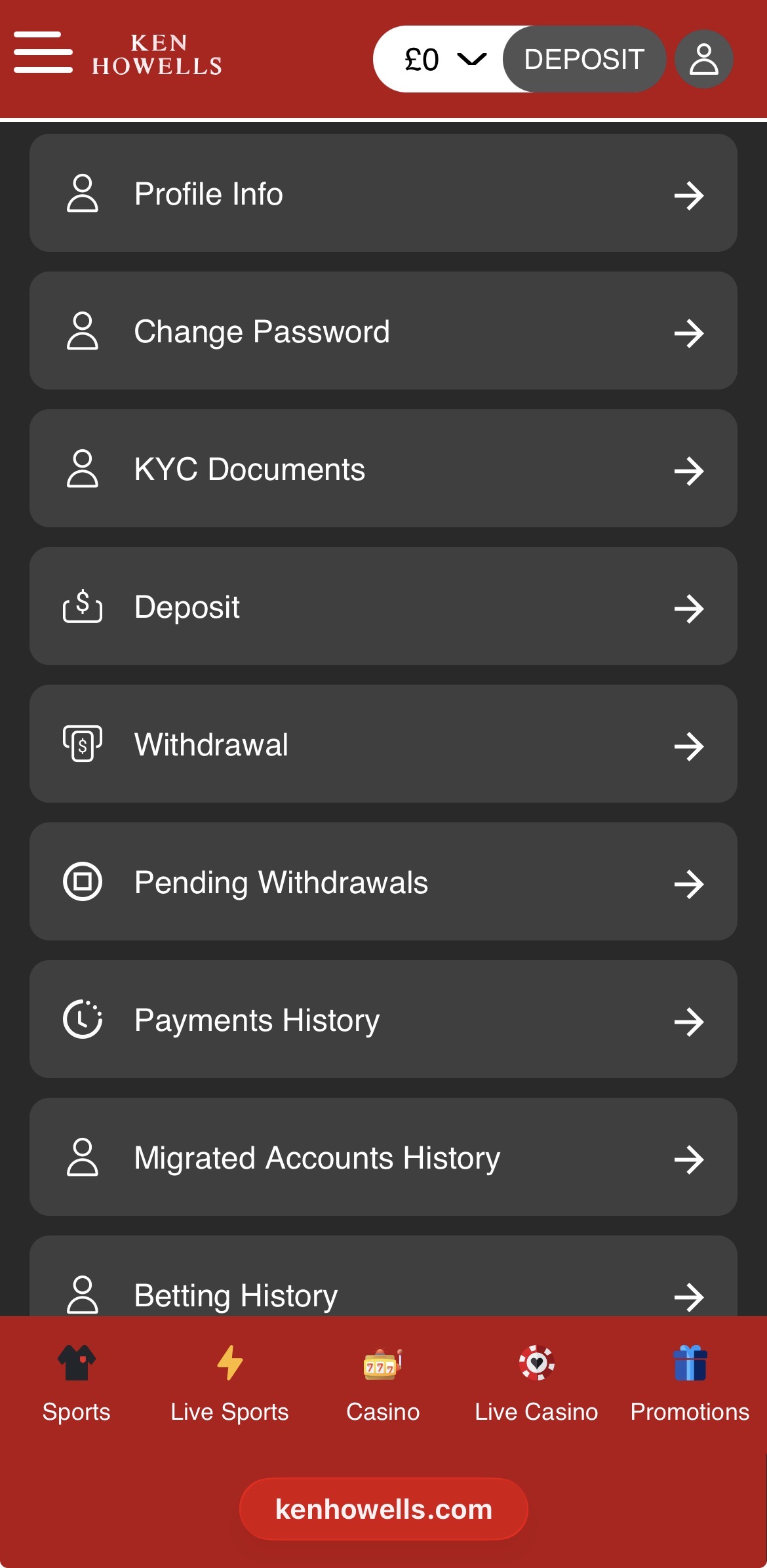 Ken Howells Account