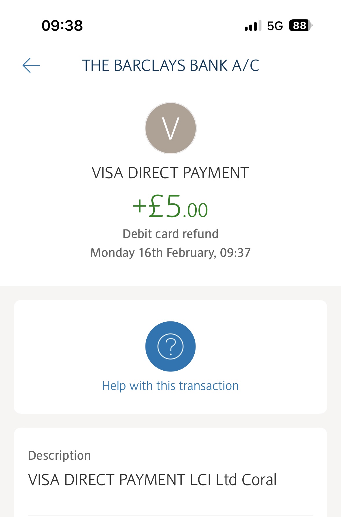 apple pay withdrawal test at coral: arrival