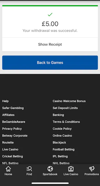 Betway bonus utan insättning: villkor och möjliga erbjudanden