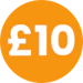 10 pound casino icon