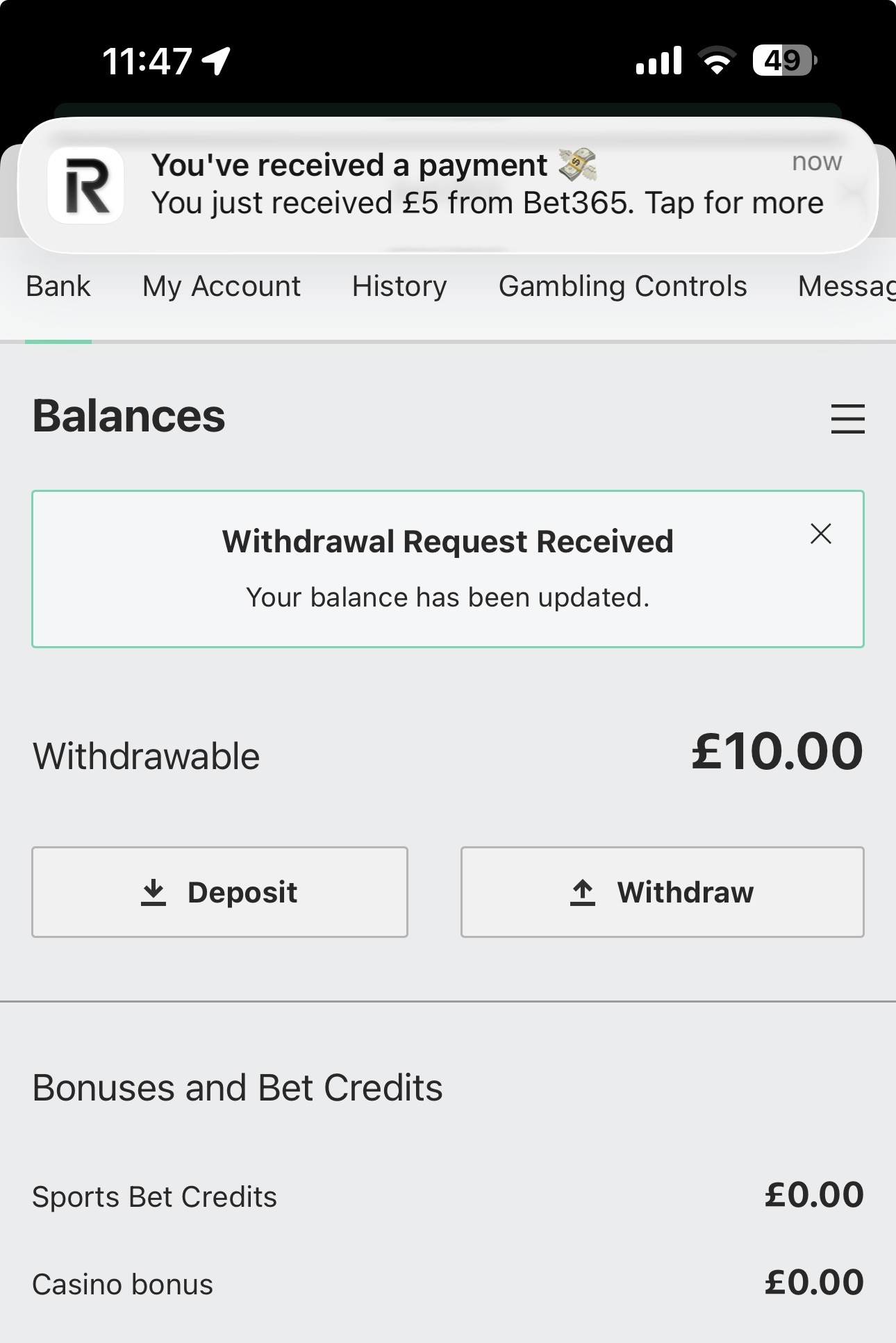 Bet365 Withdrawal Revolut