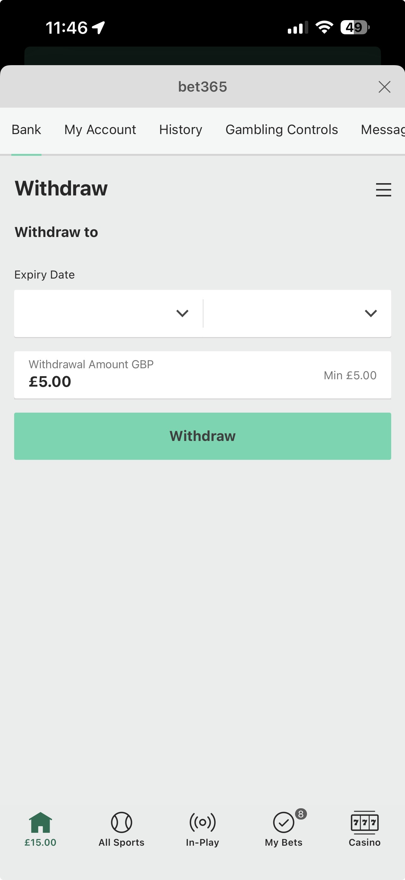 Bet365 Withdrawal Revolut