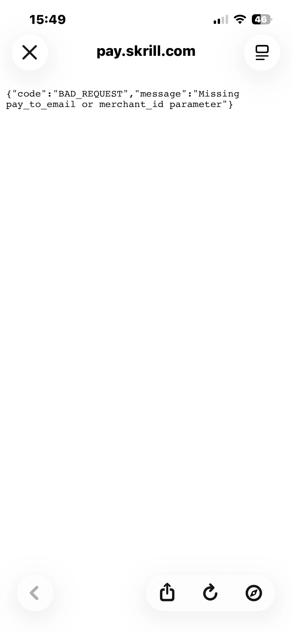 skrill issue at highbet error code