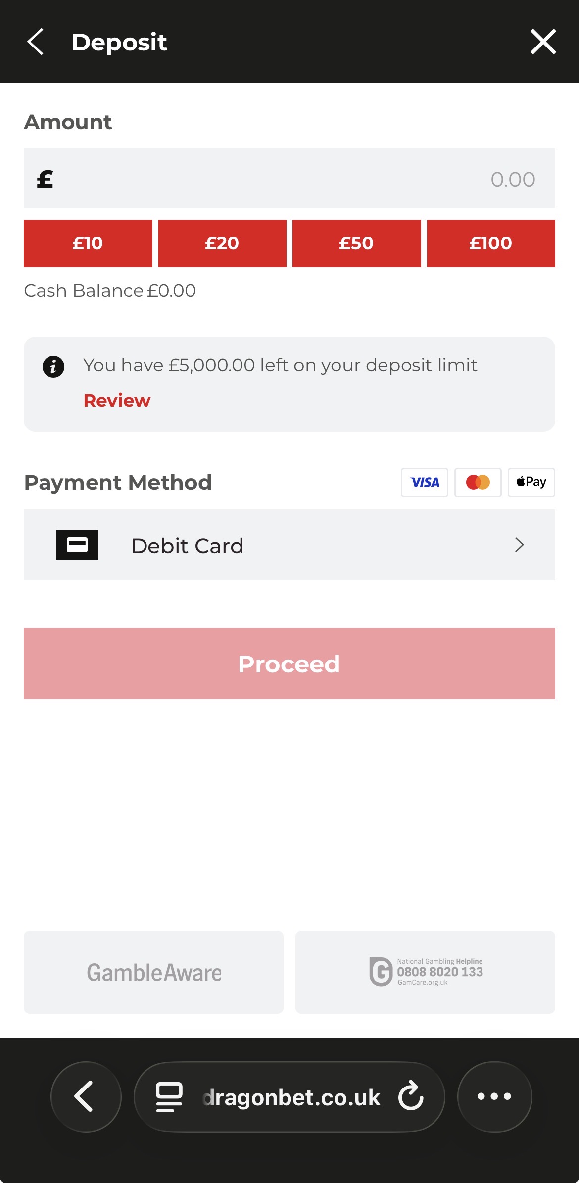 Dragon Bet Deposit