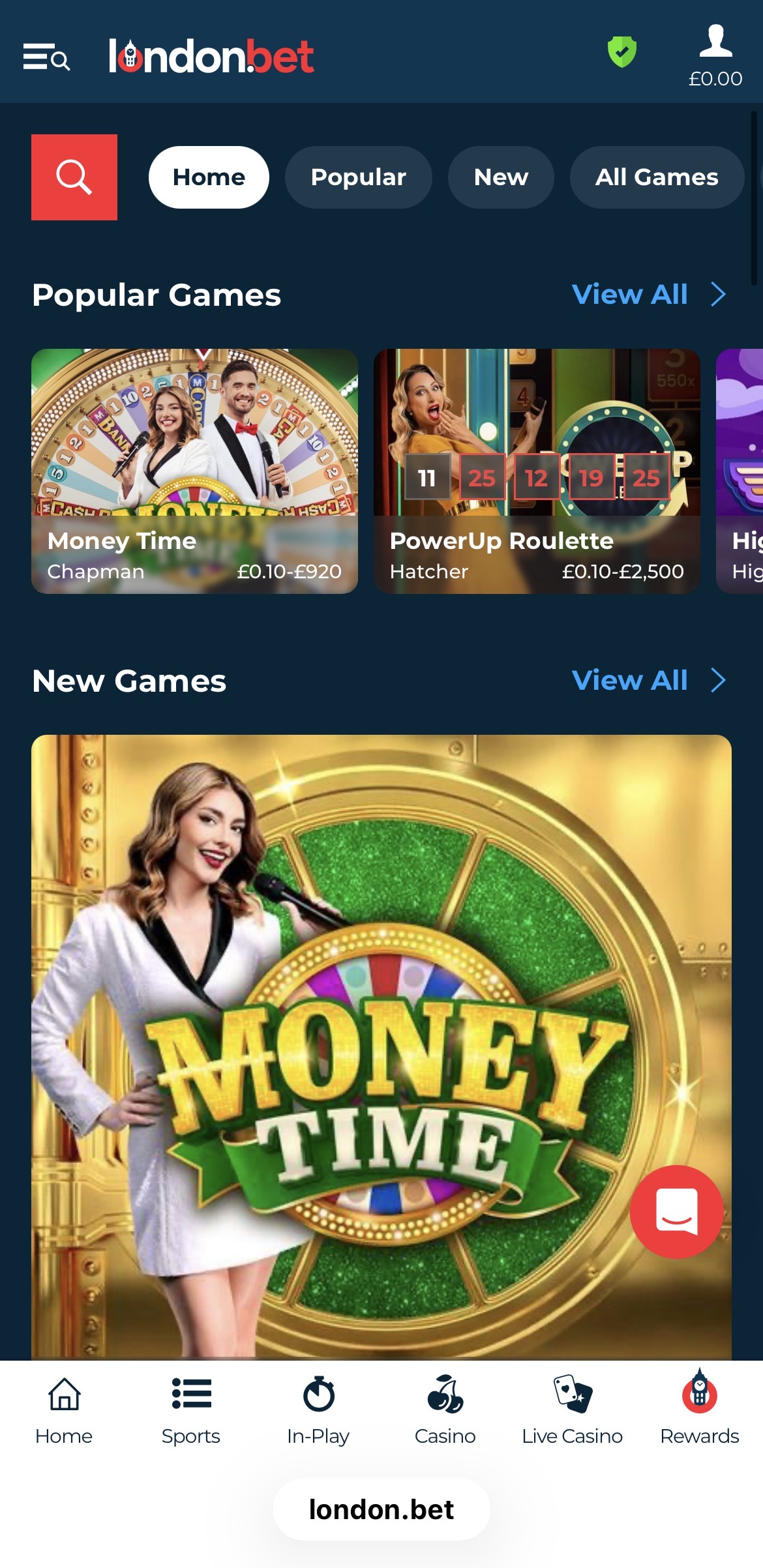 London Bet Live Casino