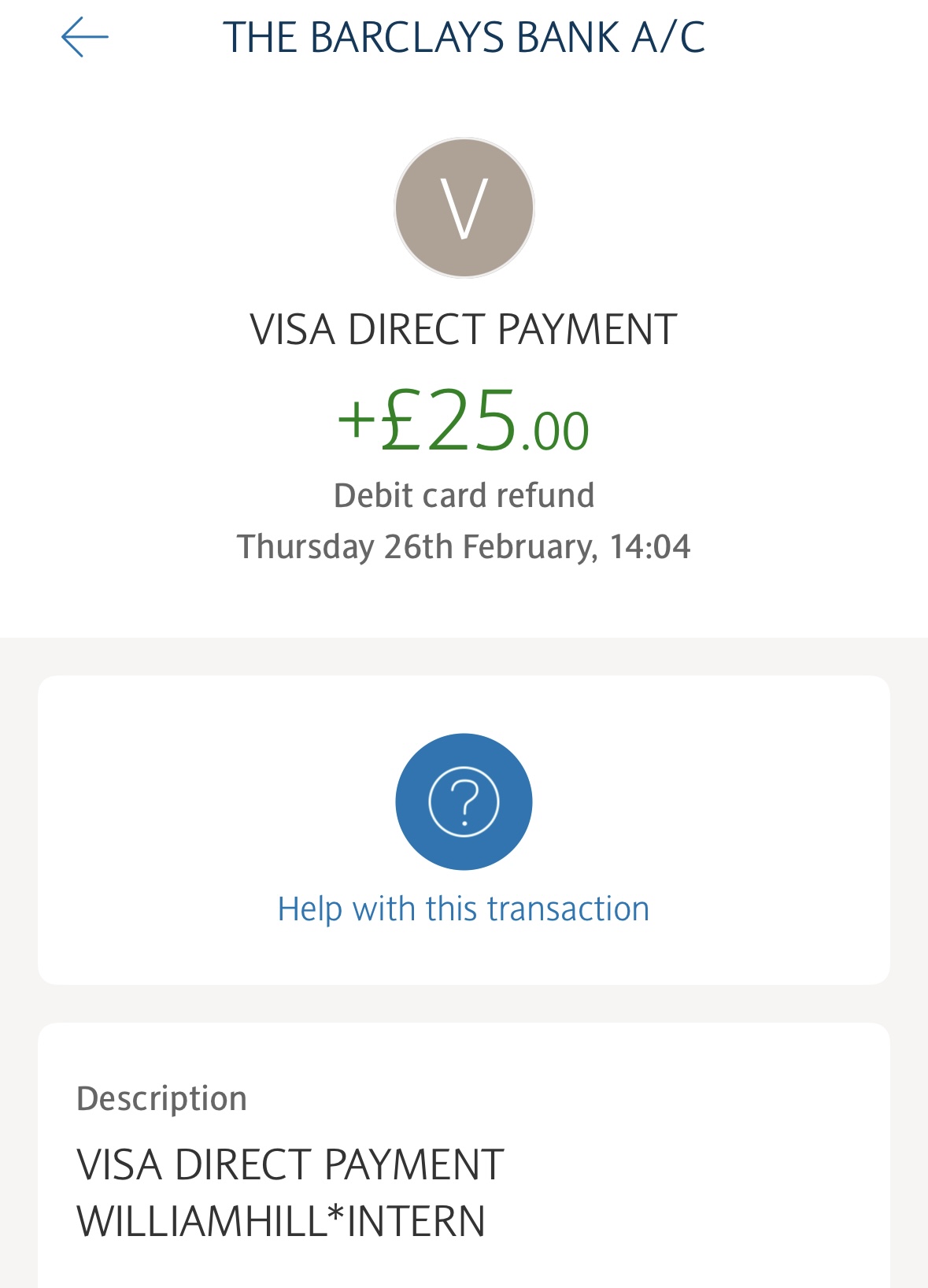 instant bank transfer withdrawal test completed