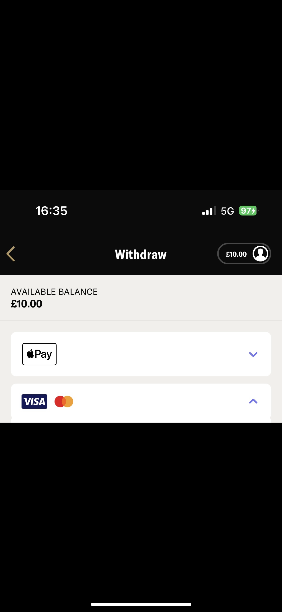 betmgm visa withdrawal test request