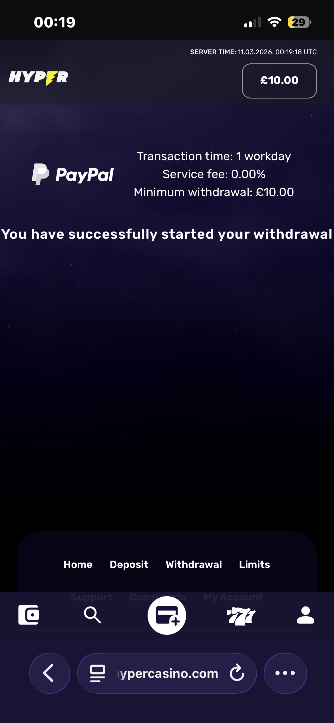 Hyper Withdrawal 1